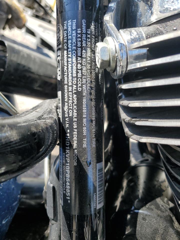 2023 Harley-Davidson Flhrxs VIN: 1HD1KVP10PB648851 Lot: 87488205