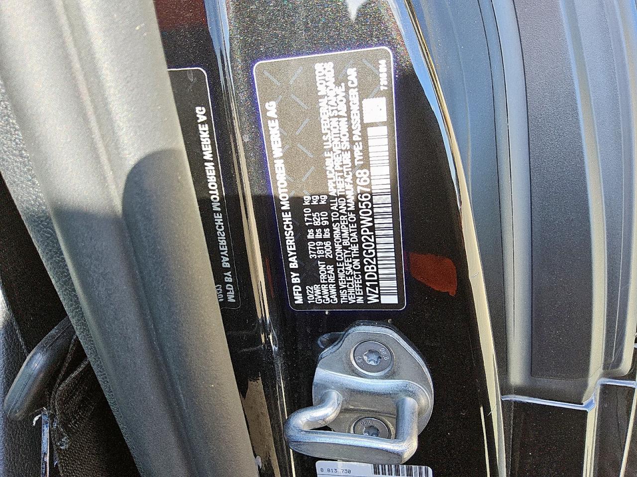 2023 Toyota Supra VIN: WZ1DB2G02PW056768 Lot: 85255325