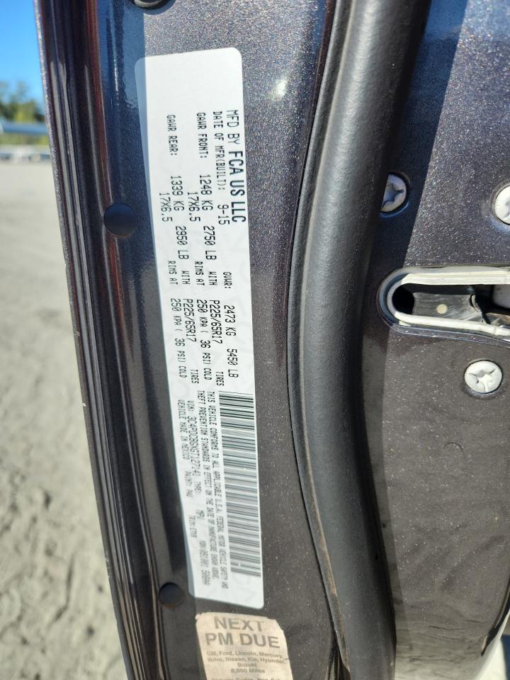 2016 Dodge Journey Sxt VIN: 3C4PDCBGXGT127141 Lot: 86530555