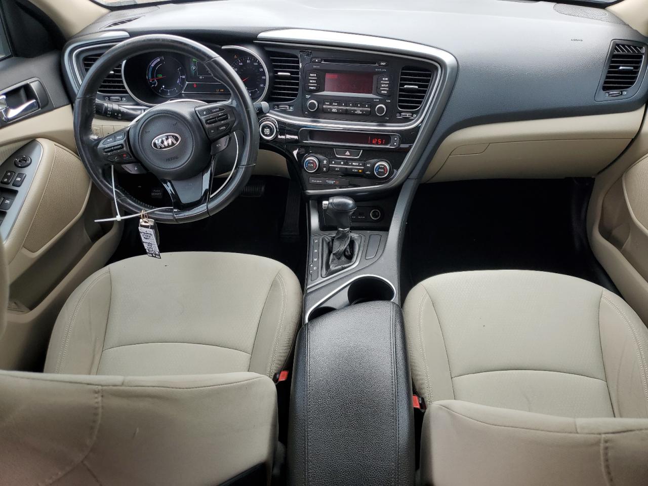 2014 Kia Optima Hybrid VIN: KNAGM4AD6E5066829 Lot: 84436945