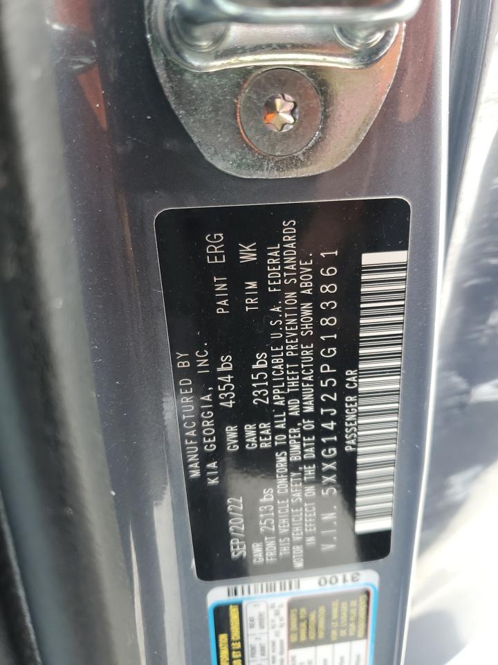 2023 Kia K5 Lxs VIN: 5XXG14J25PG183861 Lot: 90112435