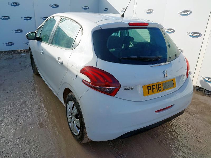 2016 PEUGEOT 208 1.0 PURETECH ACCESS A/C 5DR