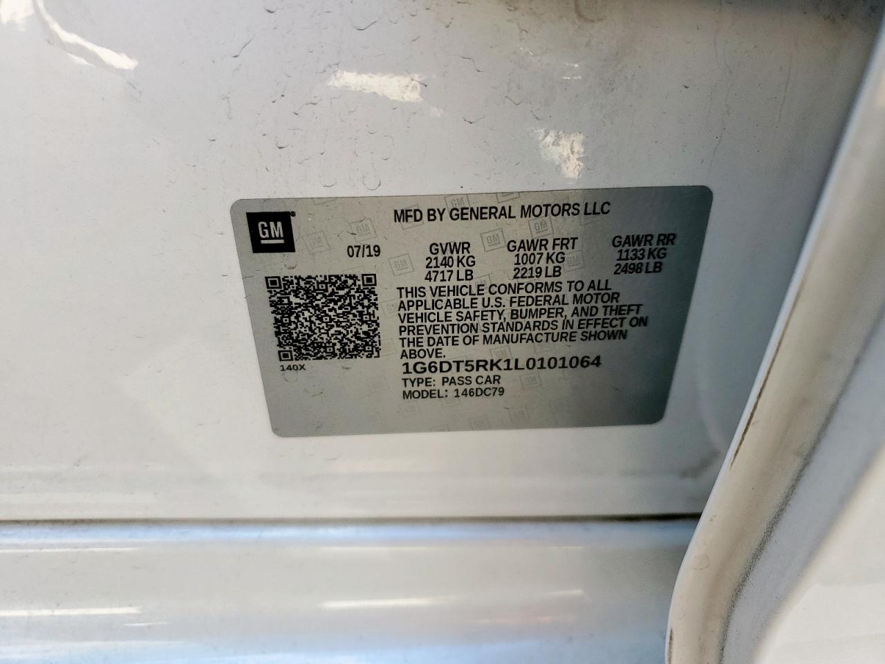 2020 Cadillac Ct5 Premium Luxury VIN: 1G6DT5RK1L0101064 Lot: 82329635