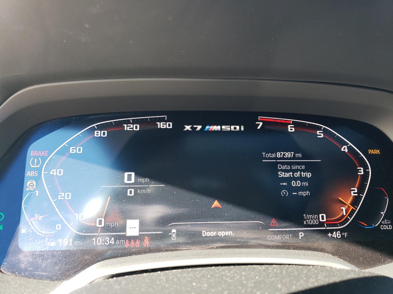 2020 BMW X7 M50I VIN: 5UXCX6C00LLE35905 Lot: 85352205