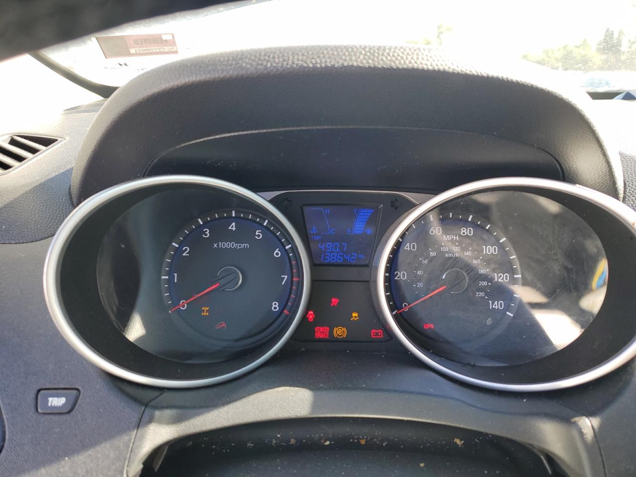 2013 Hyundai Tucson Gls VIN: KM8JUCAC3DU568398 Lot: 84395635