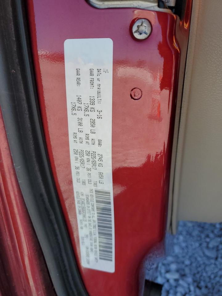 2016 Chrysler Town & Country Touring VIN: 2C4RC1BG8GR300139 Lot: 86244765