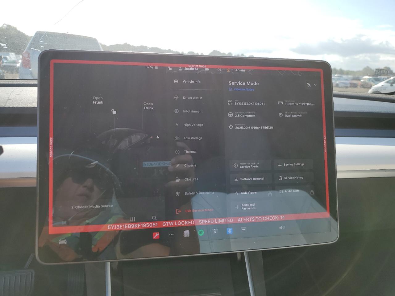 2019 Tesla Model 3 VIN: 5YJ3E1EB9KF195051 Lot: 84443395