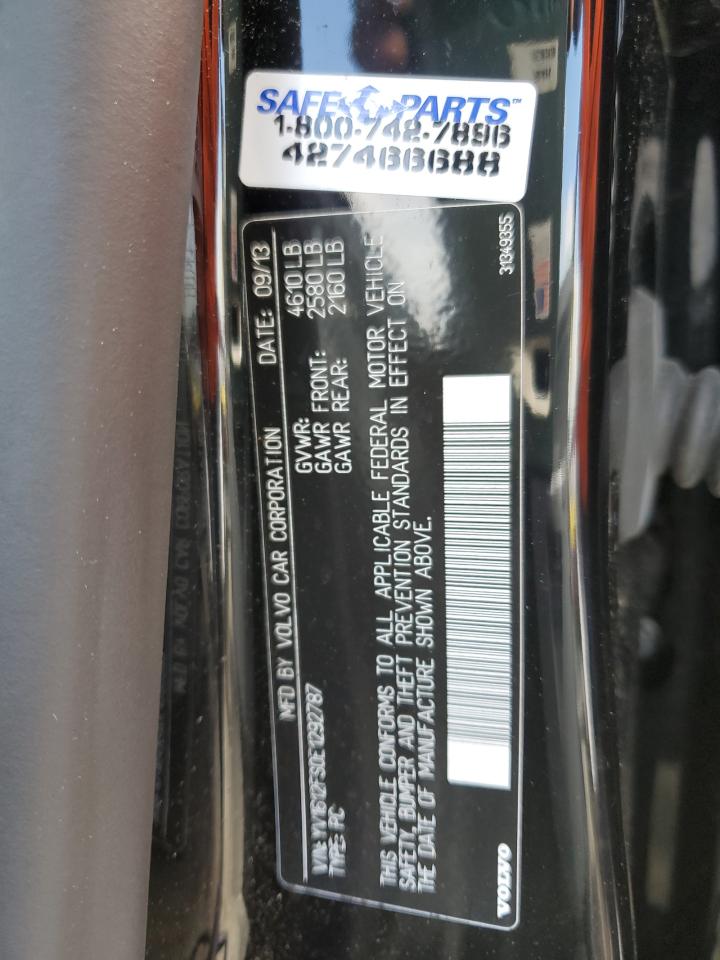 YV1612FS0E1292787 VOLVO S60 2014 BLACK Photo 12