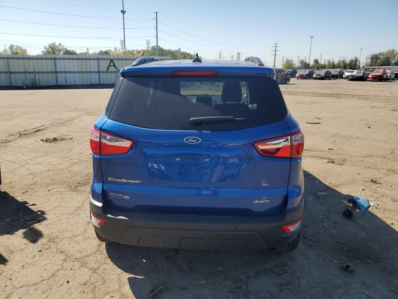 2022 Ford Ecosport Se VIN: MAJ6S3GL6NC462225 Lot: 84372305