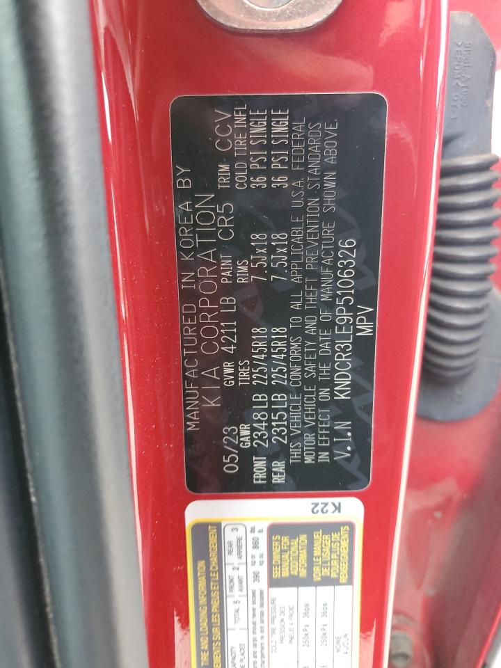 2023 Kia Niro Ex VIN: KNDCR3LE9P5106326 Lot: 84953575