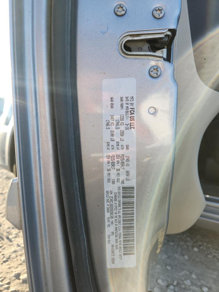 2016 Chrysler Town & Country Touring VIN: 2C4RC1BG2GR290109 Lot: 81924185