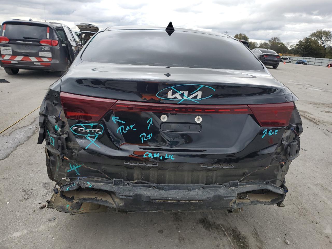 2022 Kia Forte Fe VIN: 3KPF24AD2NE434996 Lot: 90099185