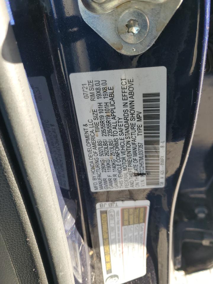 2021 Acura Rdx Technology VIN: 5J8TC2H57ML037357 Lot: 82712095