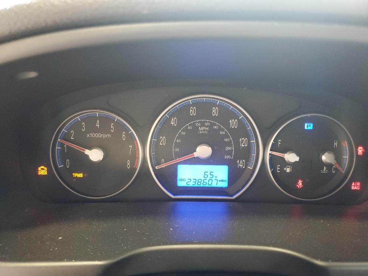 2009 Hyundai Santa Fe Gls VIN: 5NMSG73D79H238226 Lot: 85499485