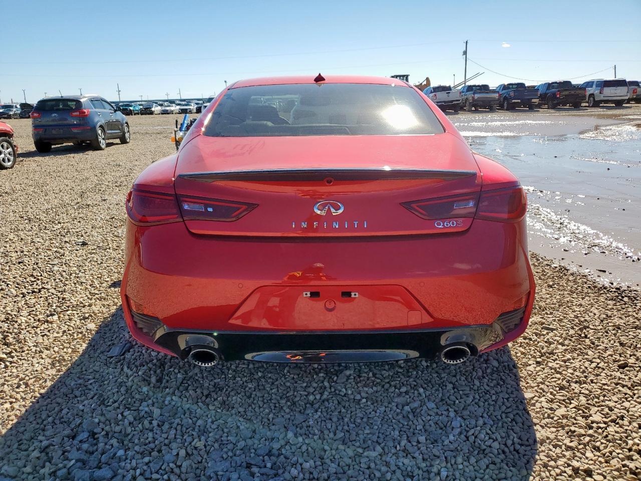 2022 Infiniti Q60 Red Sport 400 VIN: JN1FV7LK8NM660520 Lot: 90478675
