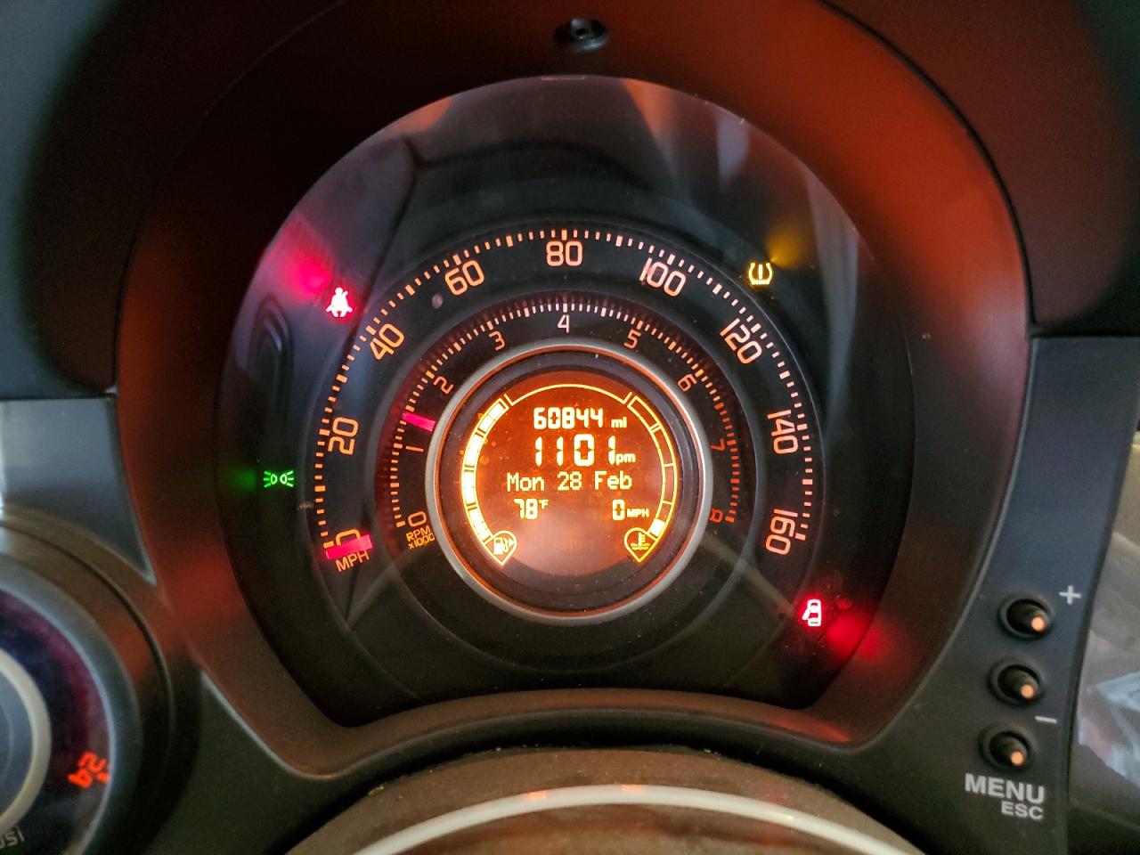 2012 Fiat 500 Abarth VIN: 3C3CFFFH4CT185936 Lot: 86536325