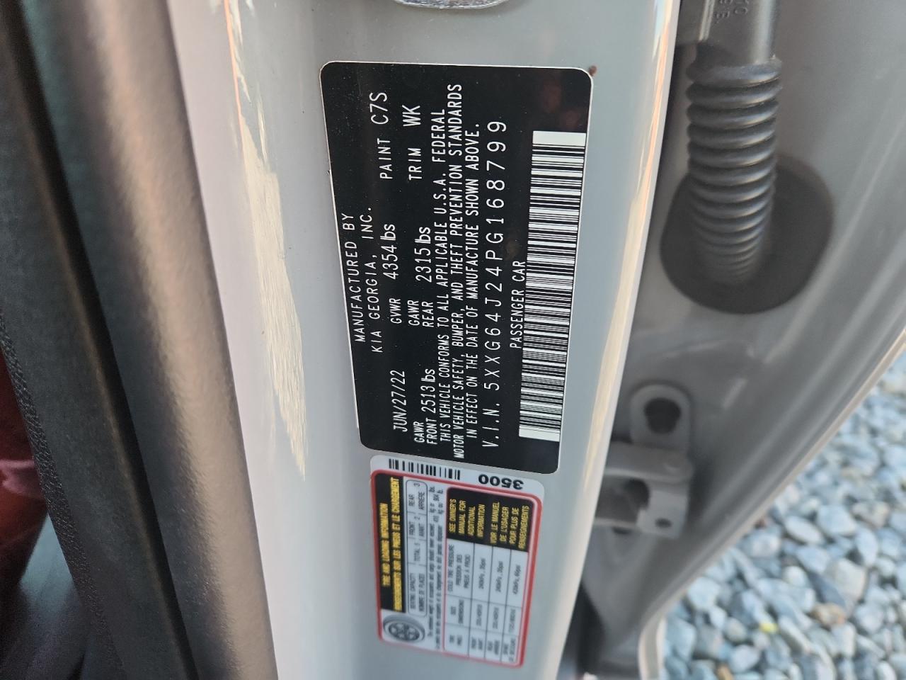 2023 Kia K5 Gt Line VIN: 5XXG64J24PG168799 Lot: 87114205