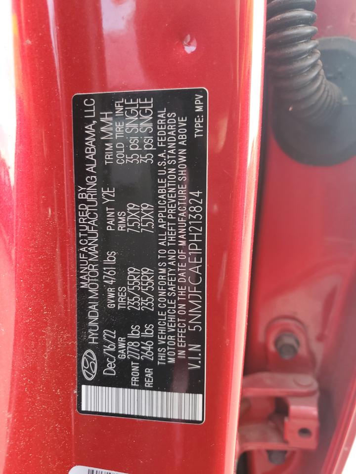 2023 Hyundai Tucson VIN: 5NMJFCAE1PH213824 Lot: 82323695