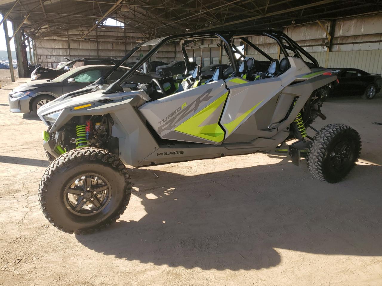 2022 Poal Rzr Turbo R 4 Ultimate - Dune Buggy grey null gas 3NSG4L928NG377301 photo #3