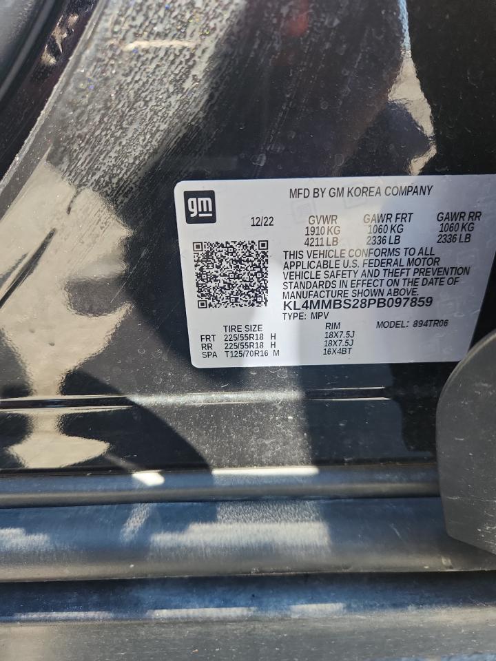 2023 Buick Encore Gx Preferred VIN: KL4MMBS28PB097859 Lot: 89462255