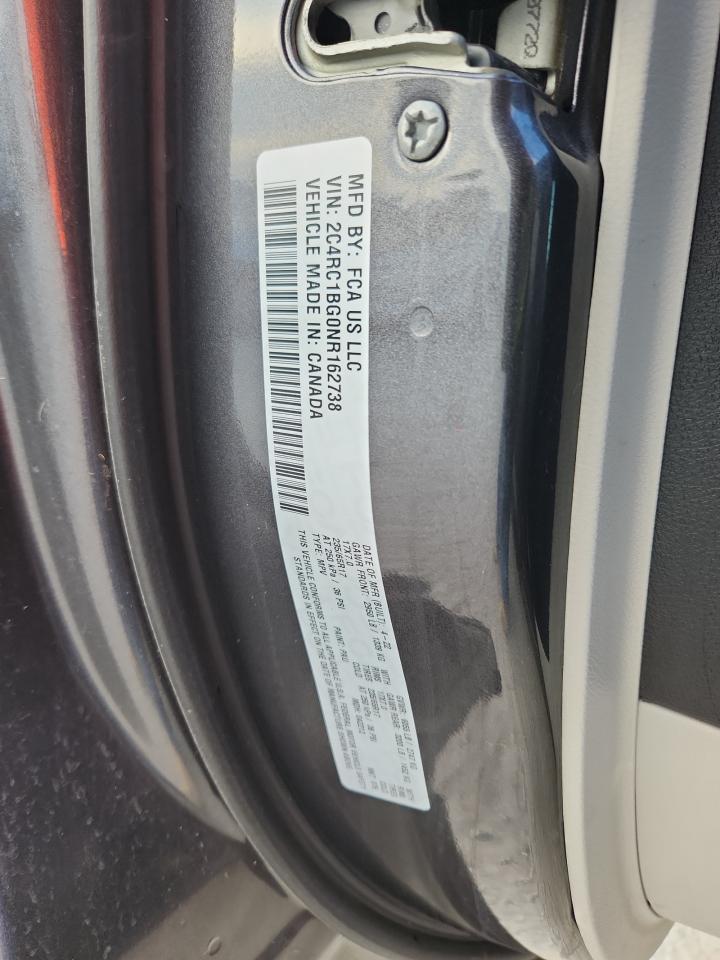 2022 Chrysler Pacifica Touring L VIN: 2C4RC1BG0NR162738 Lot: 82394305