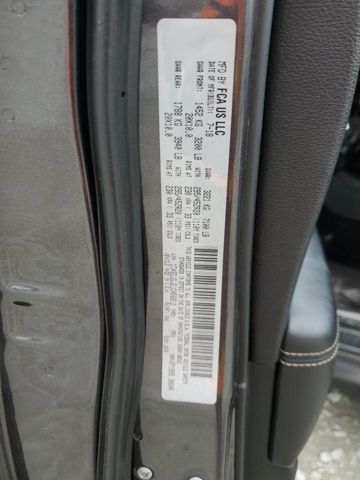 2018 Dodge Durango Srt VIN: 1C4SDJGJ2JC456812 Lot: 90521165