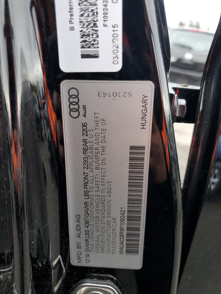 2015 Audi A3 Premium VIN: WAUACGFF9F1092421 Lot: 90452445
