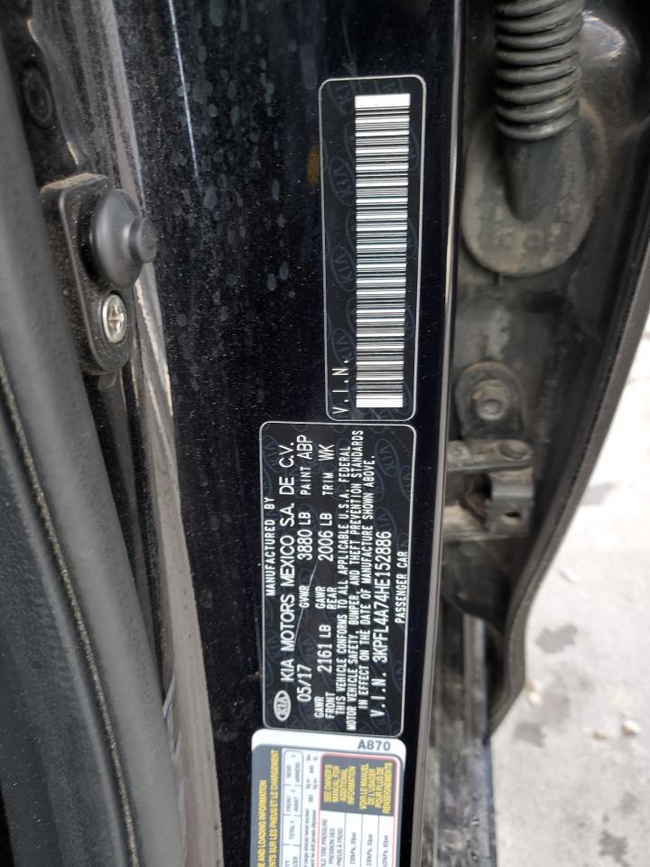 2017 Kia Forte Lx VIN: 3KPFL4A74HE152886 Lot: 85951615