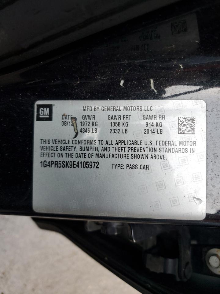 2014 Buick Verano Convenience VIN: 1G4PR5SK9E4105972 Lot: 90358355
