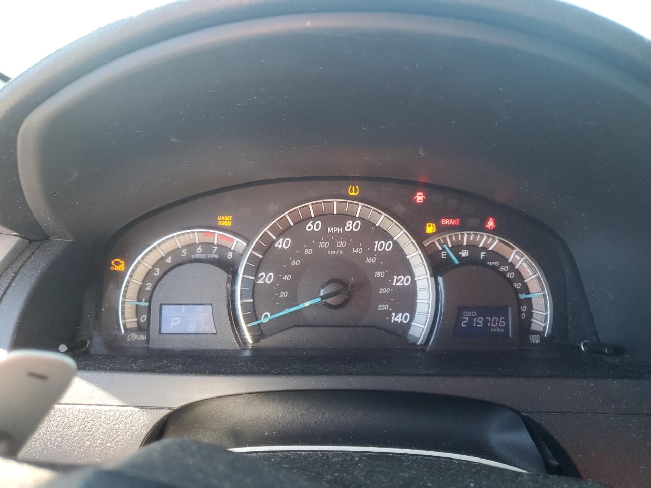 2012 Toyota Camry Base VIN: 4T1BF1FK6CU614758 Lot: 86287025