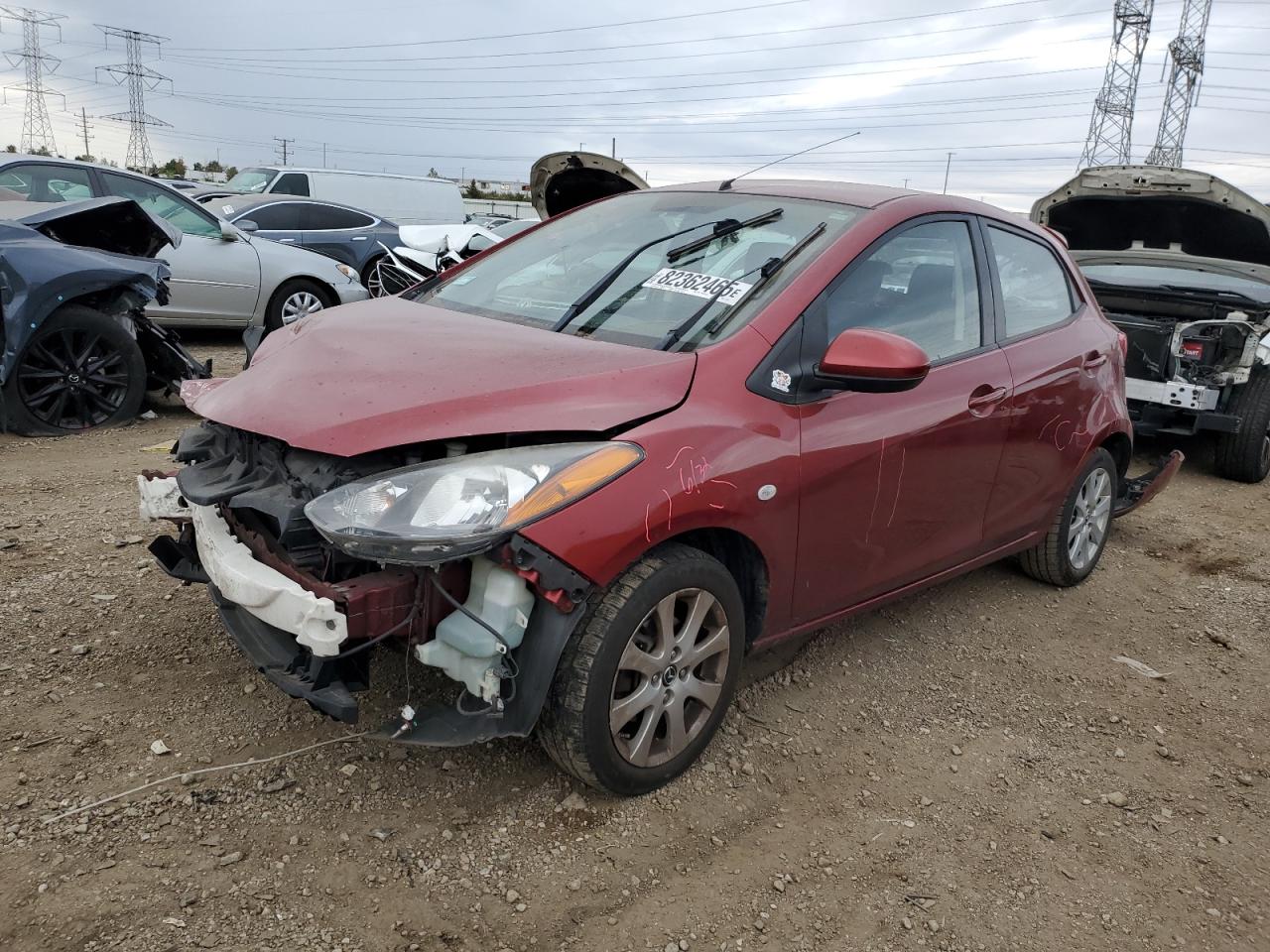MAZDA 2 2014. Lot# 82362465. VIN JM1DE1LY5E0174597. Photo 1