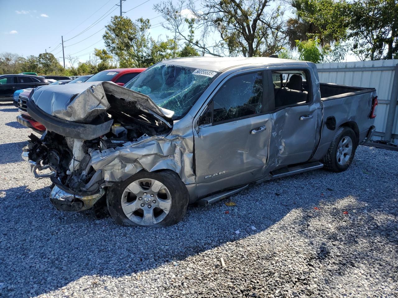 2022 Ram 1500 Big Horn/Lone Star VIN: 1C6RREFM6NN452184 Lot: 90356685