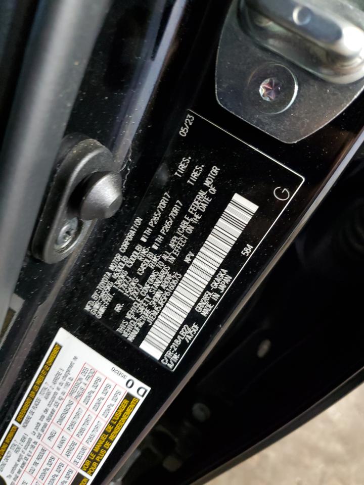 2023 Toyota 4Runner Se VIN: JTENU5JR5P6160673 Lot: 85908035