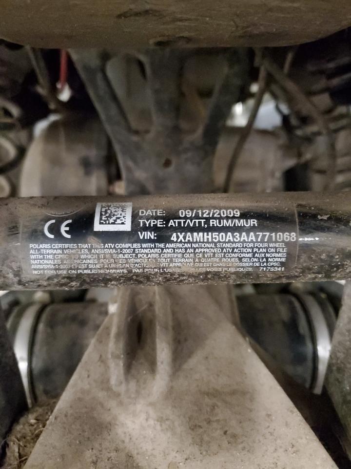 2010 Polaris Sportsman 500 H.o. VIN: 4XAMH50A3AA771068 Lot: 86636425