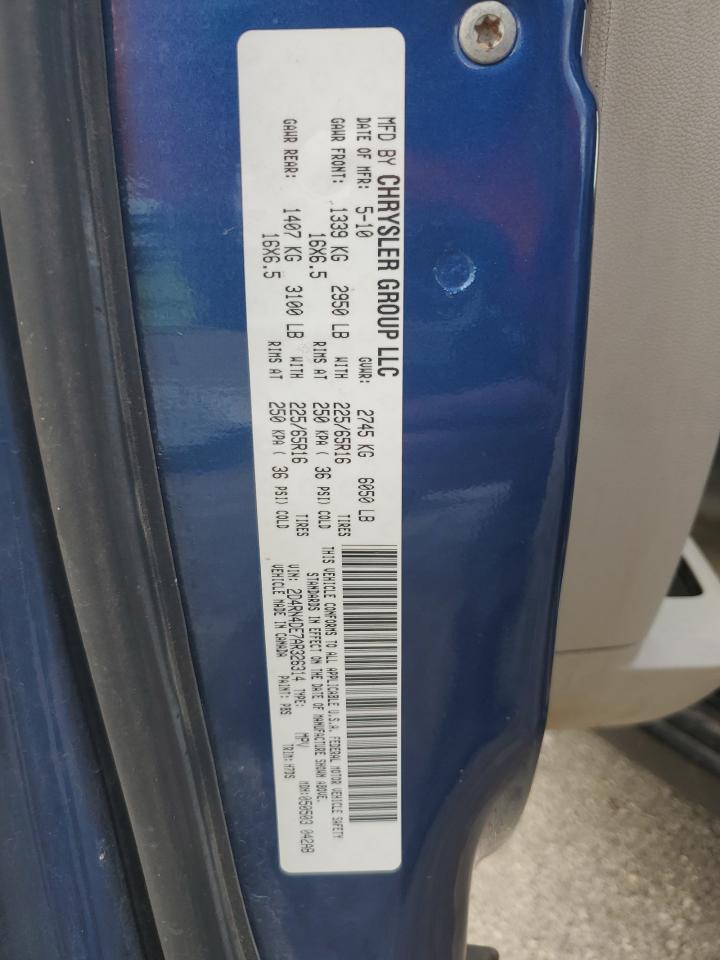 2010 Dodge Grand Caravan Se VIN: 2D4RN4DE7AR326314 Lot: 90071145