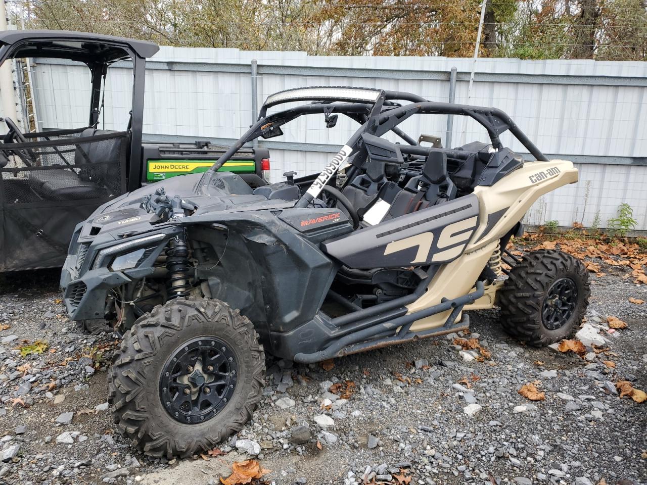 2021 Can-Am Maverick X3 Ds Turbo beige null gas 3JBVGAY45MK000561 photo #3