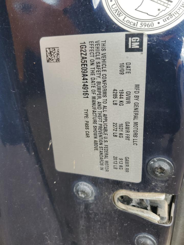 2010 Pontiac G6 VIN: 1G2ZA5E09A4149161 Lot: 87220295