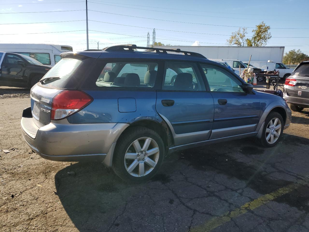 2008 Subaru Outback 2.5I blue suv gas 4S4BP61C887362642 photo #4