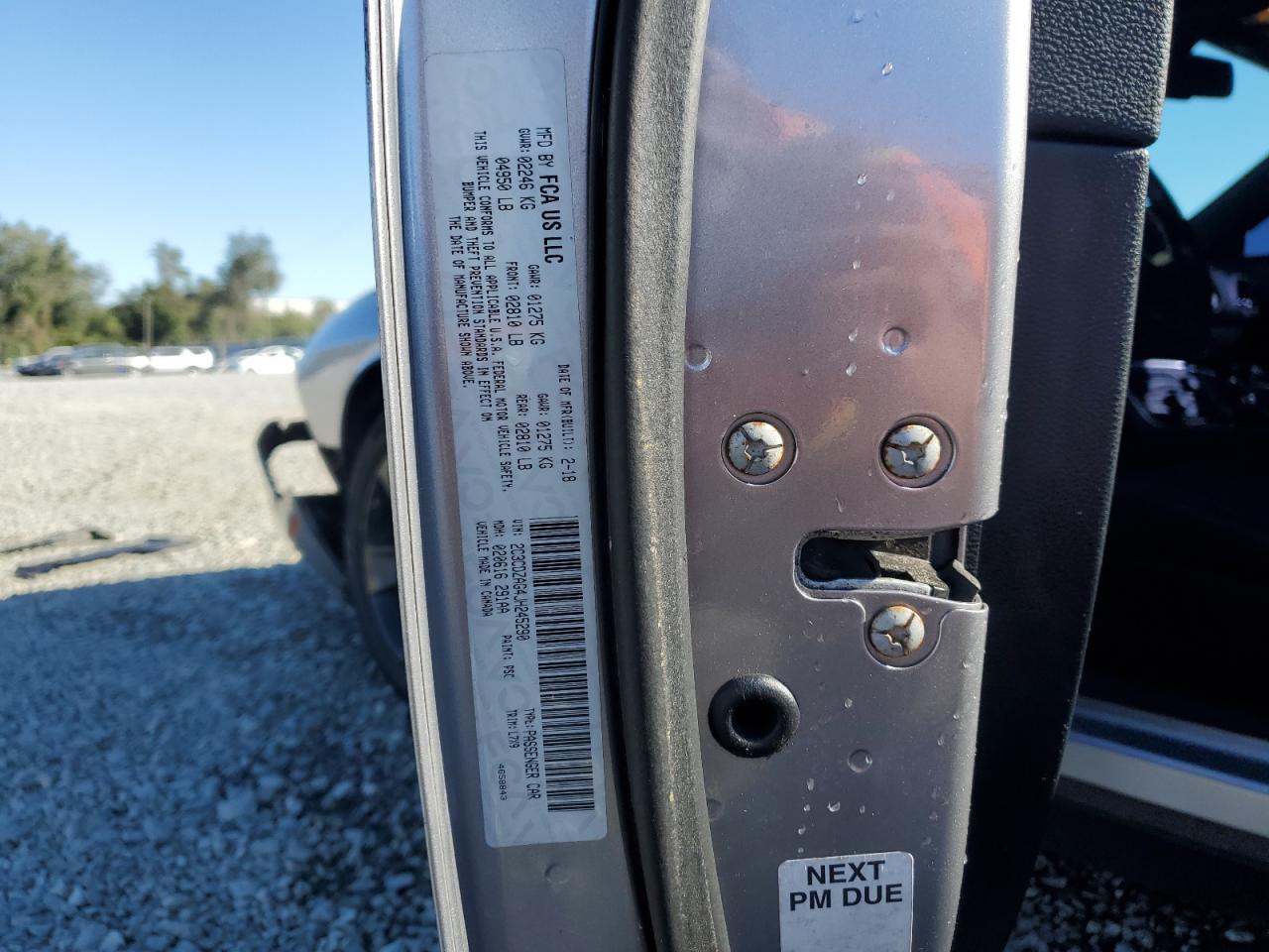 2018 Dodge Challenger Sxt VIN: 2C3CDZAG4JH245290 Lot: 90921165