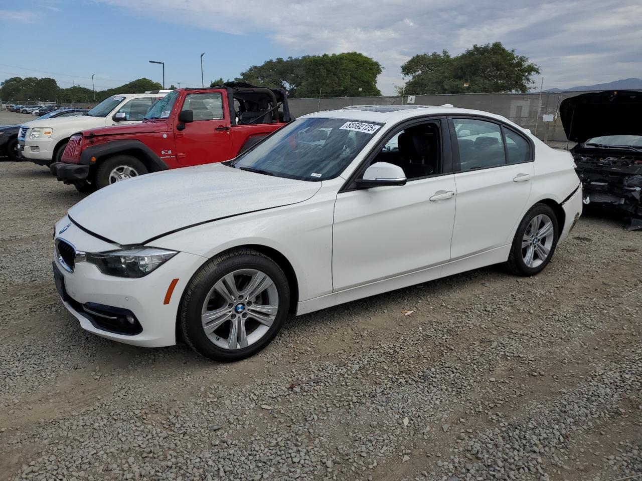 BMW 3 SERIES 2016. Lot# 85592125. VIN WBA8E9C56GK648843. Photo 1