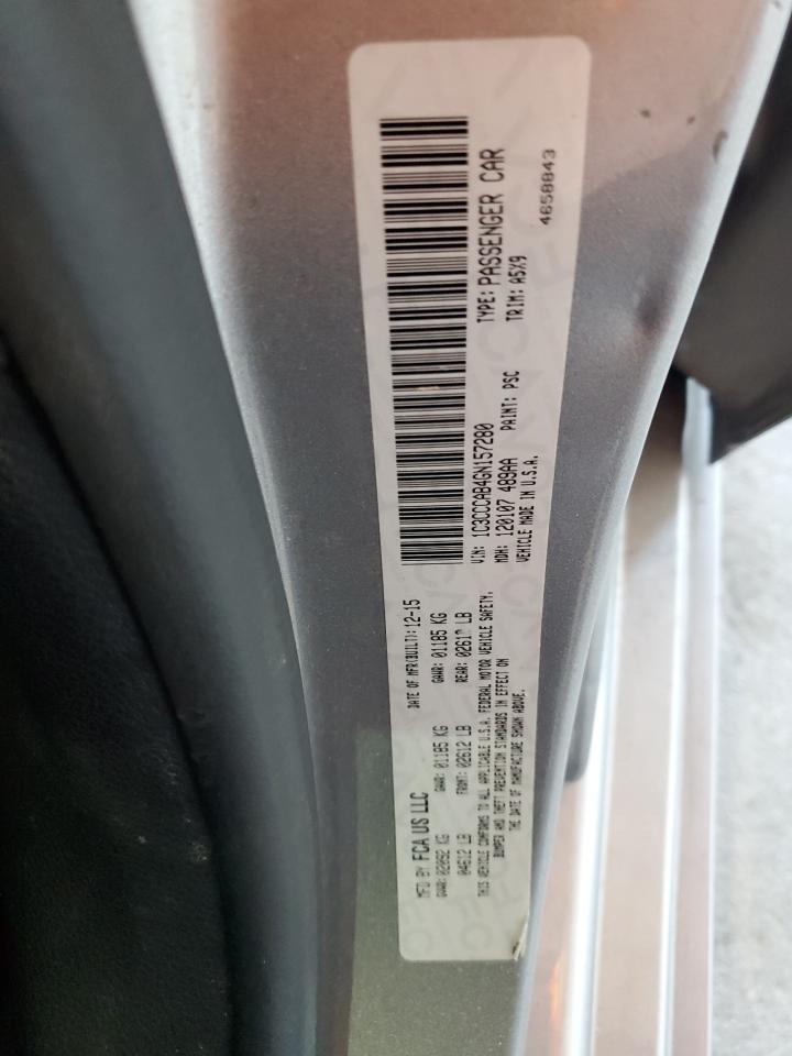 2016 Chrysler 200 Limited VIN: 1C3CCCAB4GN157280 Lot: 85677285