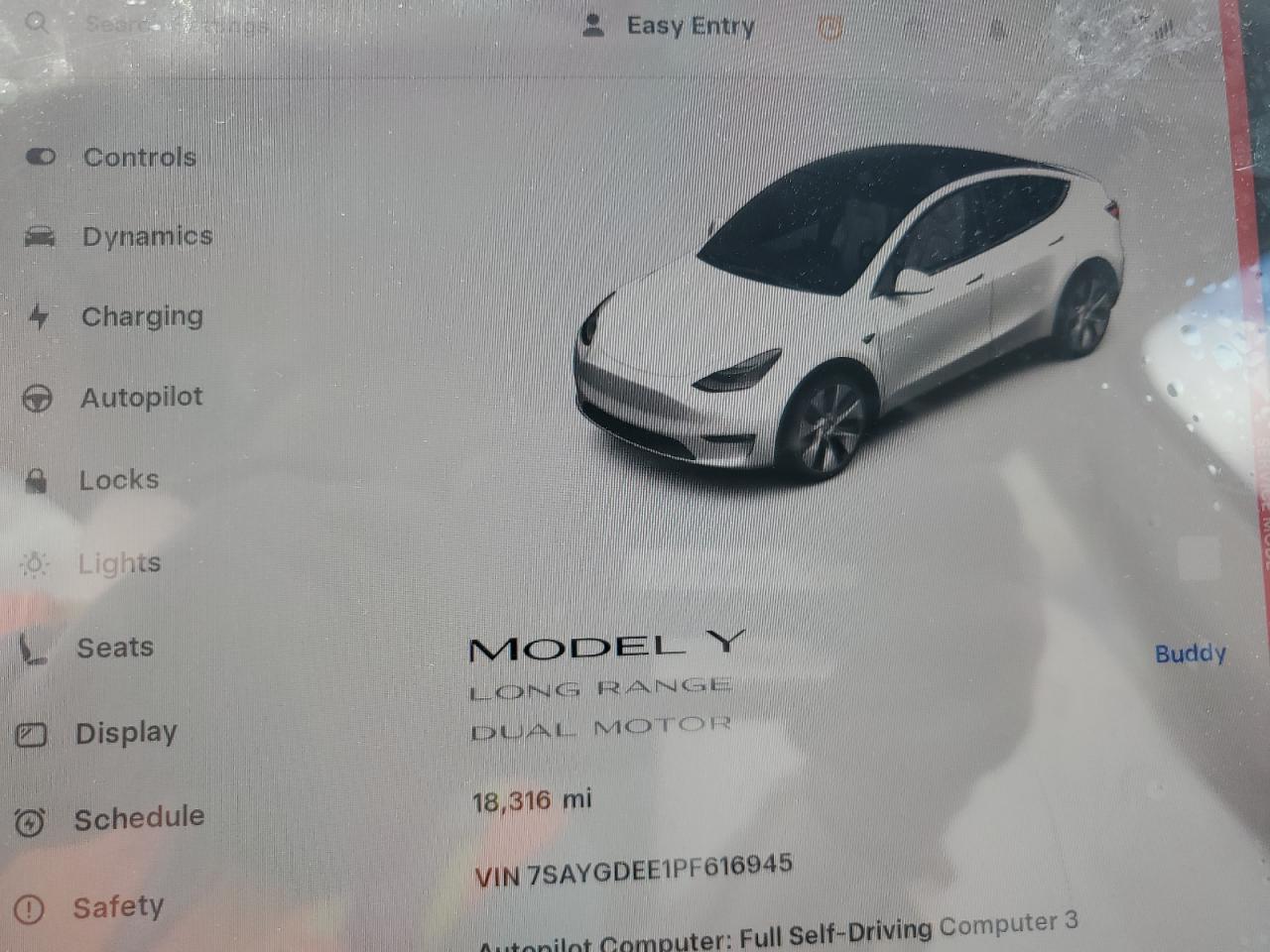 2023 Tesla Model Y VIN: 7SAYGDEE1PF616945 Lot: 80889665