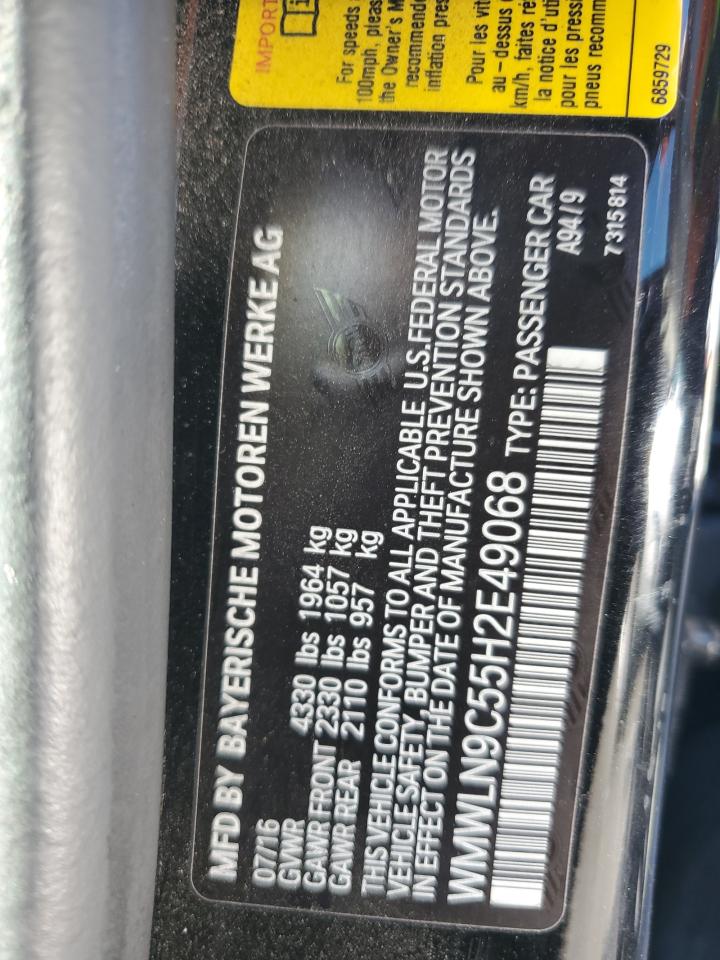 2017 Mini Cooper S Clubman VIN: WMWLN9C55H2E49068 Lot: 82566565