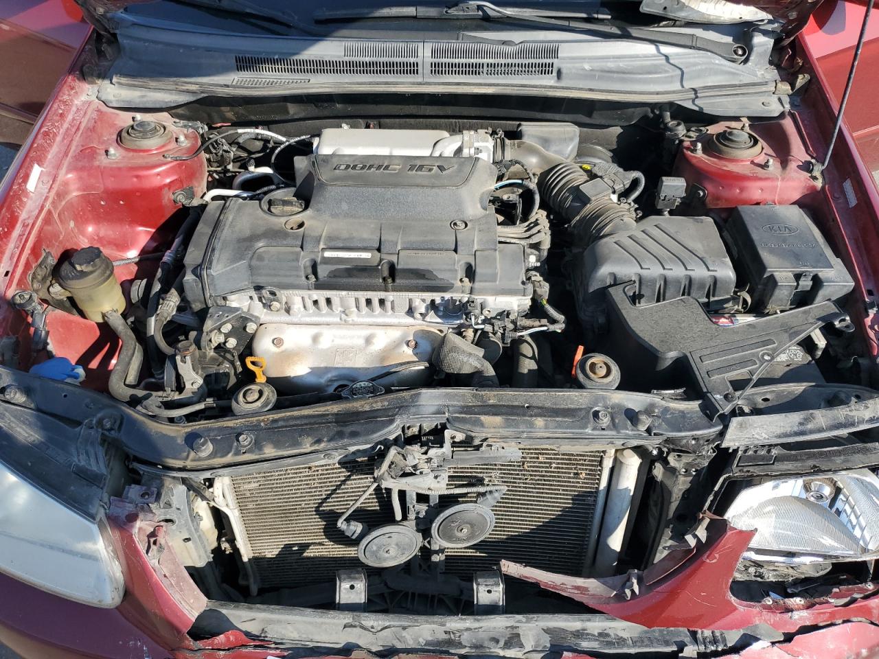 2007 Kia Spectra Ex VIN: KNAFE122775405668 Lot: 90851505