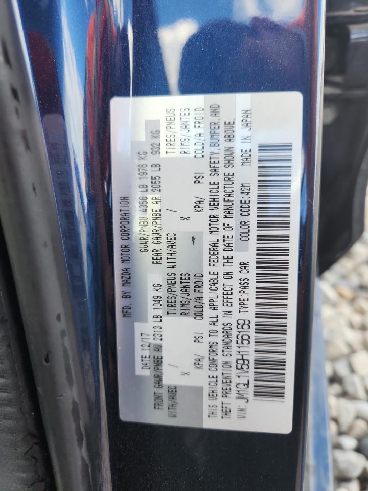 2017 Mazda 6 Touring VIN: JM1GL1V59H1156169 Lot: 82251125