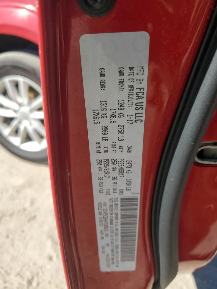 2017 Dodge Journey Sxt VIN: 3C4PDCBG4HT589616 Lot: 85262215