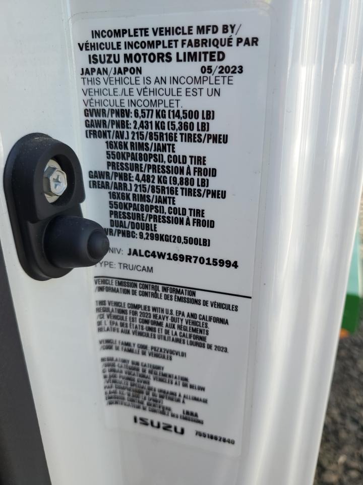 2024 Isuzu Npr Hd VIN: JALC4W169R7015994 Lot: 87026895