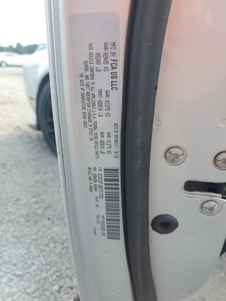 2019 Dodge Challenger R/T Scat Pack VIN: 2C3CDZFJ9KH717229 Lot: 89724385