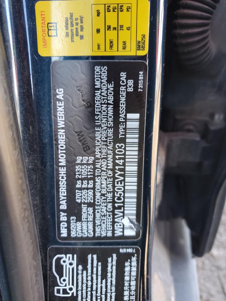 2014 BMW X1 xDrive28I VIN: WBAVL1C50EVY14103 Lot: 85908945