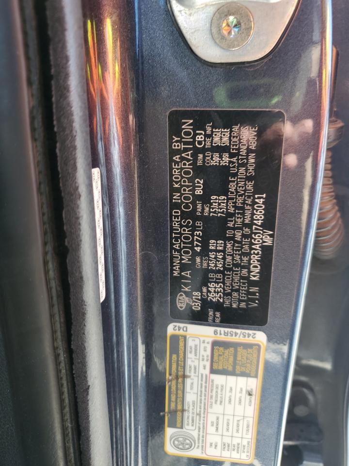 2018 Kia Sportage Sx VIN: KNDPR3A66J7486041 Lot: 81944875